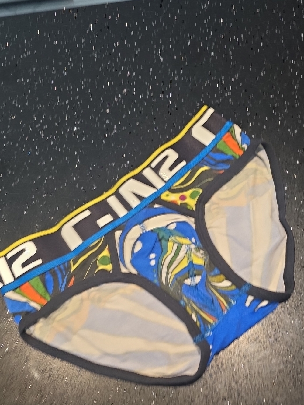 C-in2 Blue Printed Briefs